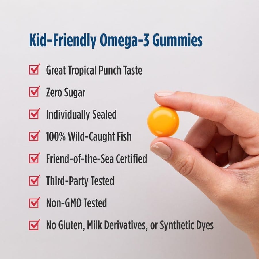 Nordic Naturals Children's DHA Gummies, 600mg - 30 Gummies