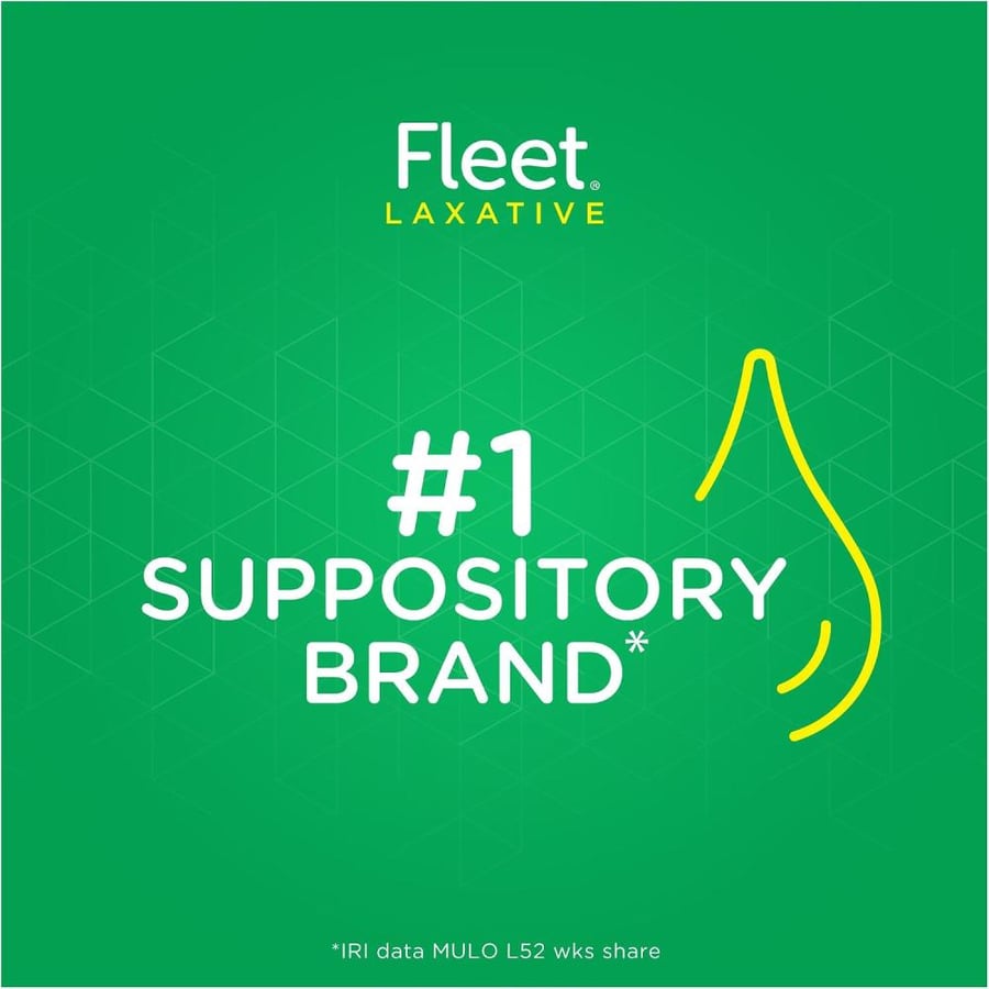 Fleet Glycerin Suppositories - 50 Suppositories 50 Count (pack of 3)