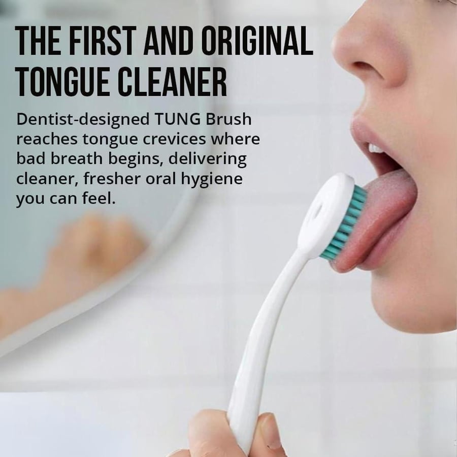 Tung Fresh Mint Gel/Tongue Cleaner - Pack of 2