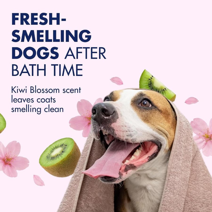 Arm & Hammer Super Deodorizing Shampoo for Dogs | Odor Eliminating Dog Shampoo for Smelly Dogs & Puppies With Arm & Hammer Baking Soda | Kiwi Blossom Scent, 20 Fl Oz