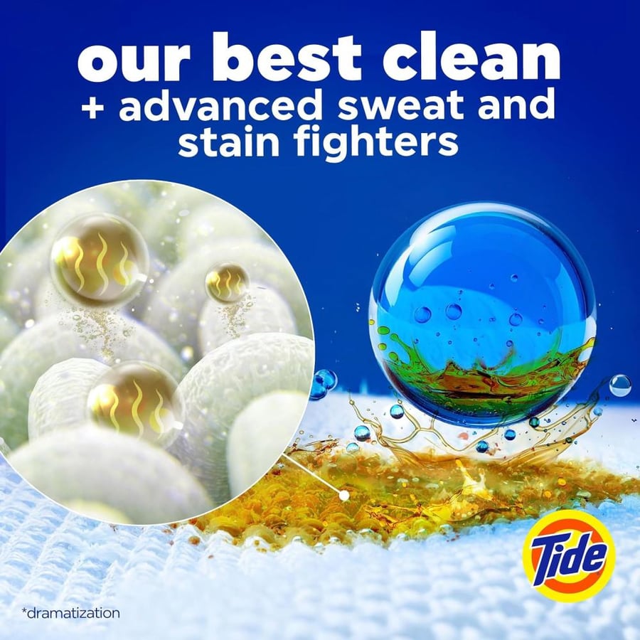 Tide Power Pods Laundry Detergent Pacs with Febreze Sport, 25 Count, Febreze Freshness with Sport Odor Defense