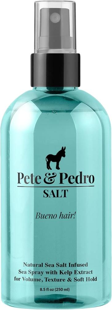 Pete & Pedro SALT - Natural Sea Salt Spray for Hair Men & Women, Adds Instant Volume, Texture, Thickness, & Light Hold | Texturizing & Thickening Seasalt Spray Hair | As Seen on Shark Tank, 8.5 oz.