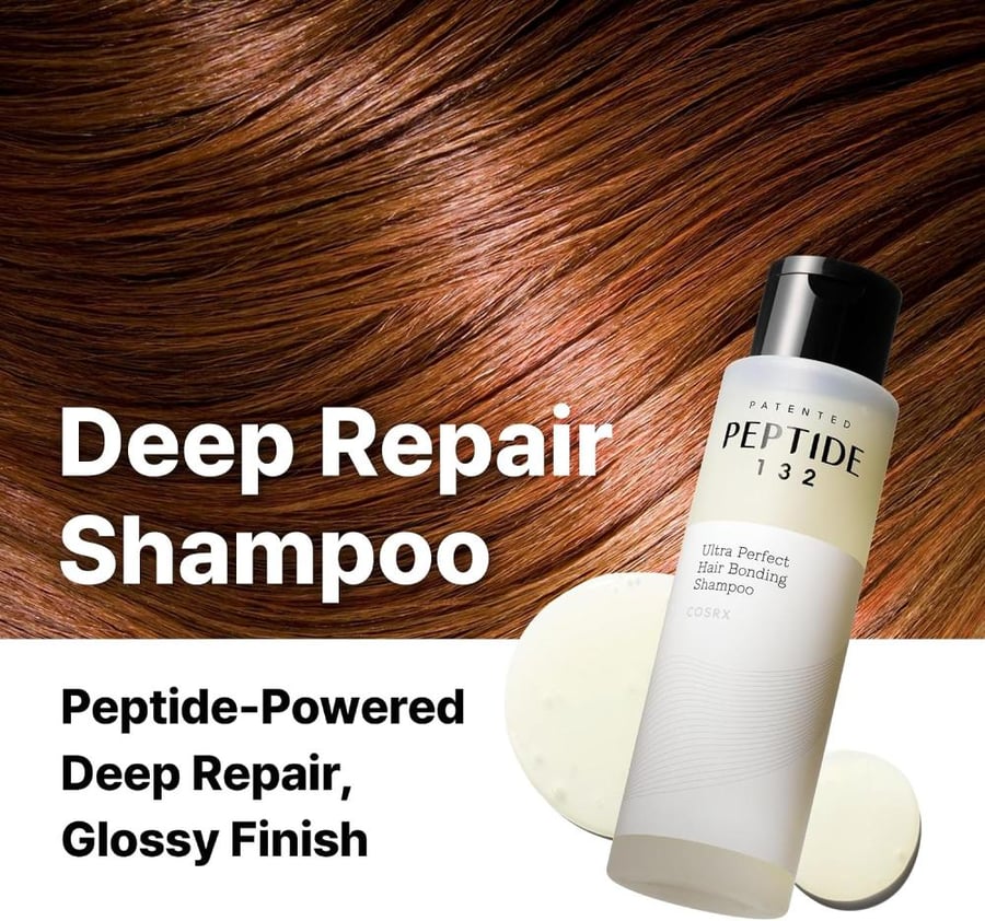 CosRx, Peptide 132, Ultra Perfect Hair Bonding Shampoo, For All Hair Types, 6.76 fl oz (200 ml)