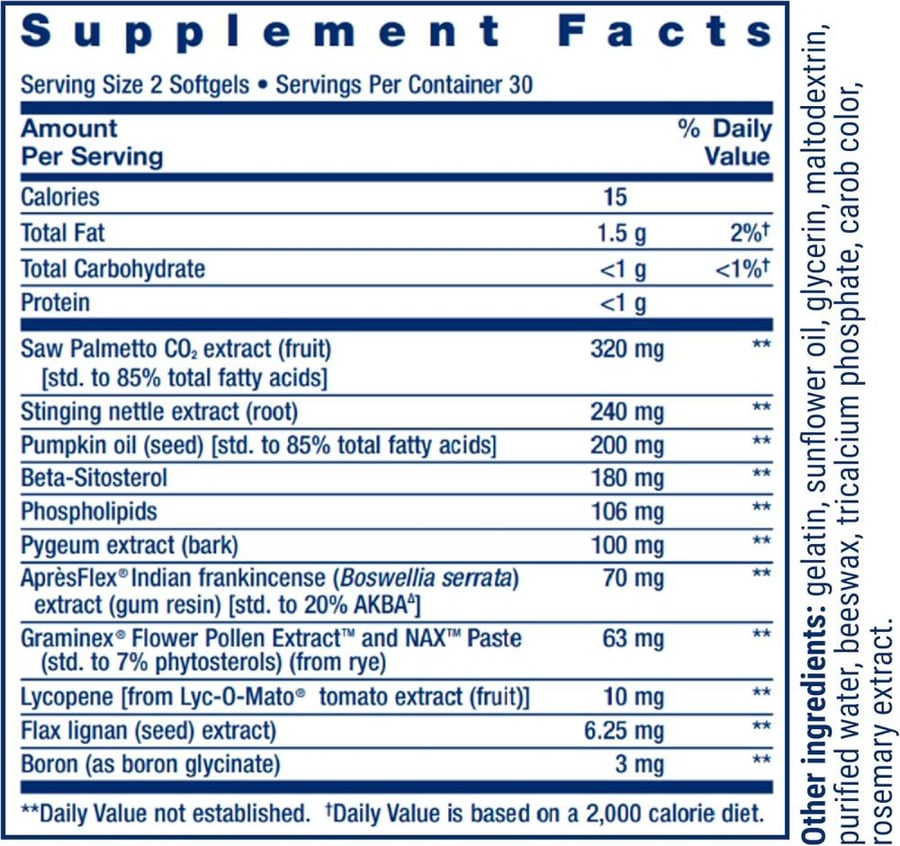 Life Extension Ultra Prostate Formula (60 Softgels)
