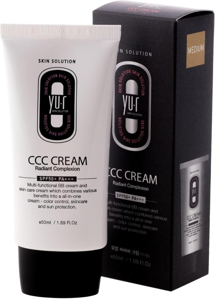 YU. R Skin Solution CCC Cream Color Change Control Cream 4 Function SPF50+ PA+++ (Medium)