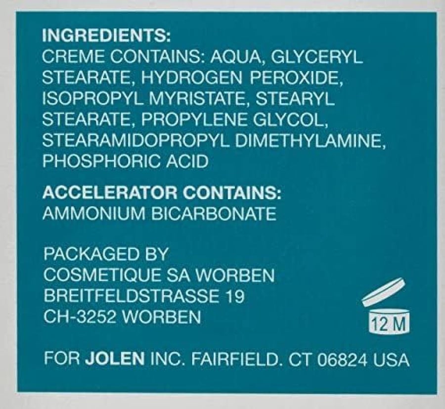 Jolen creme bleach pot - Made in USA - 30ml