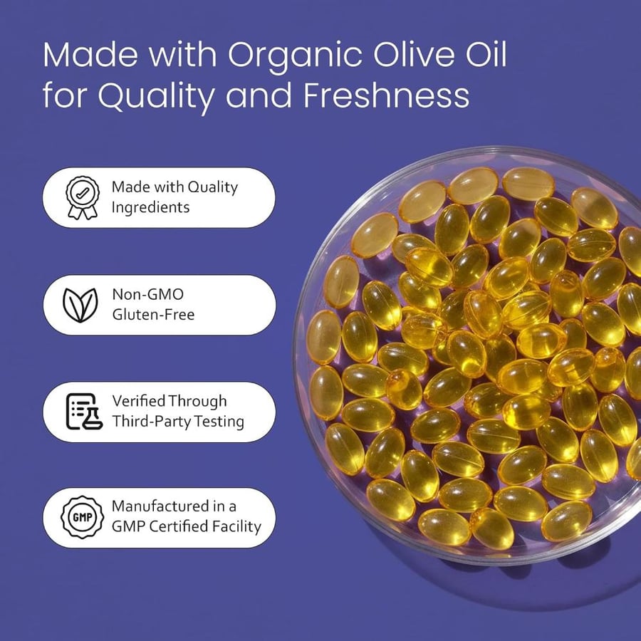 Pure Garlic Odorless, 1500mg per Maximum Strength Soft Gel, 150 Soft Gels Promotes Healthy Cholesterol Levels Immune System Support