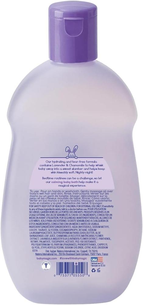 Baby Magic Calming Baby Bath |9oz | Lavender & Chamomile | Tear-Free, Free of Parabens, Phthalates, Sulfates and Dyes