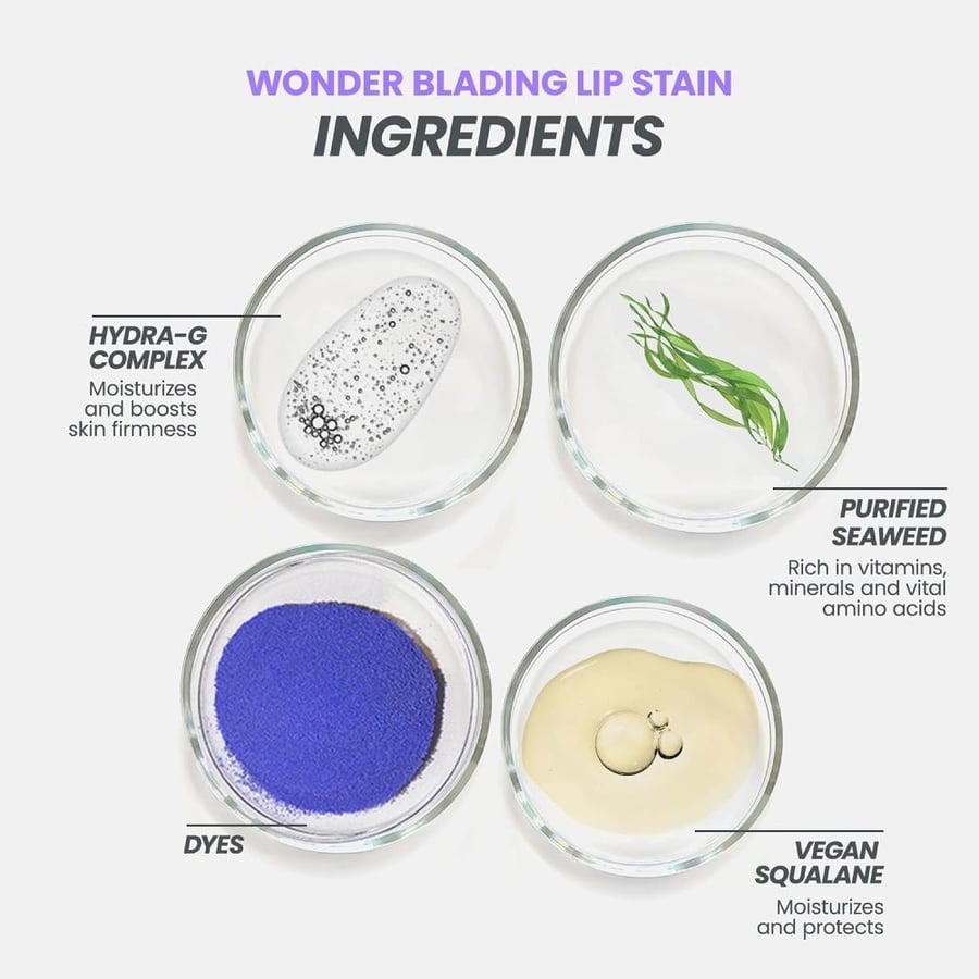 Wonderskin - Wonder Blading Lip Stain Kit Charming Toffee Rose/Makeup