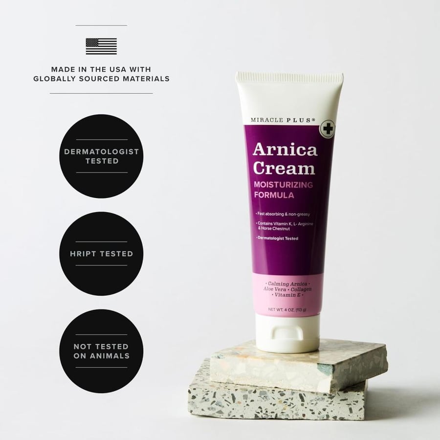 Miracle Plus Arnica Bruise Cream,4oz