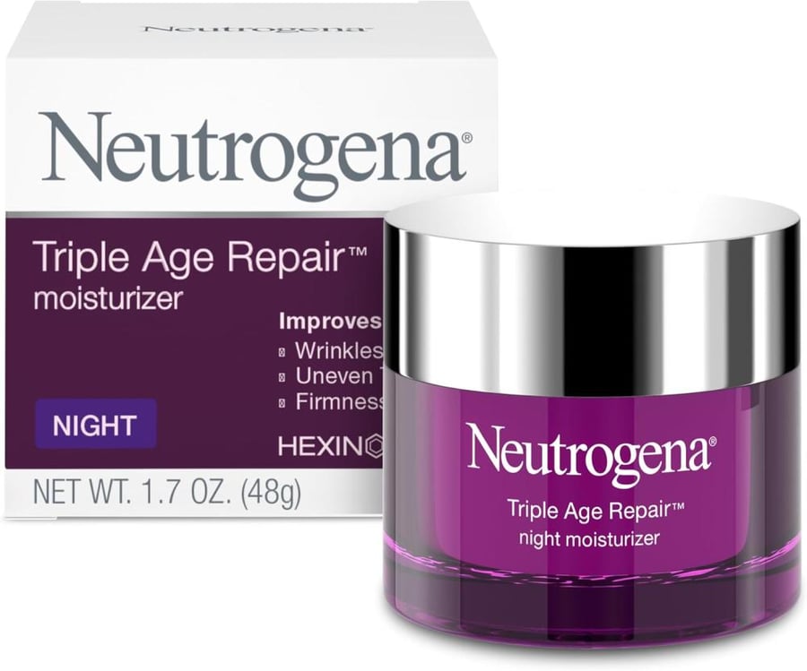 Neutrogena Triple Age Repair Night Moisturiser, 1.7 oz.
