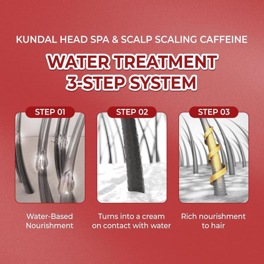 Kundal Caffeine Water Treatment 300ml - Herb Mint