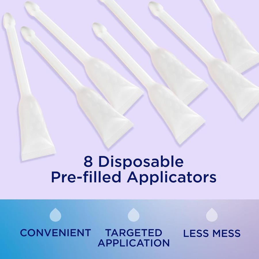 Replens Long-Lasting l Moisturizer with single-use applicator, 8 Count (Pack of 1)