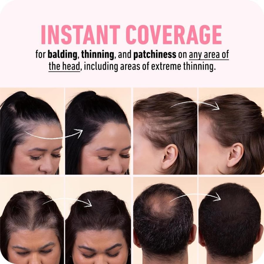 Boldify Hairline Powder, Root Touch Up Hair Color Ash Brown 4g