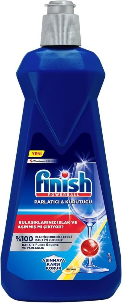 Finish Lemon Dish Washer Shiner Liquid 400 ml