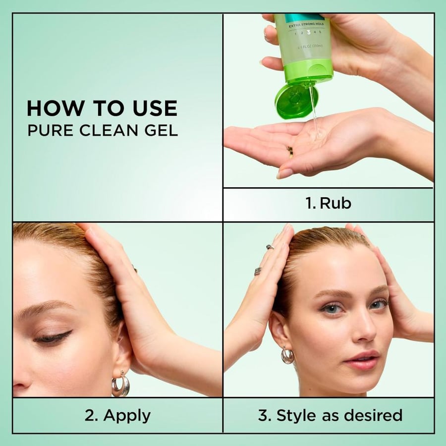 Garnier Fructis Style Pure Clean Styling Gel, 6.8 Ounces