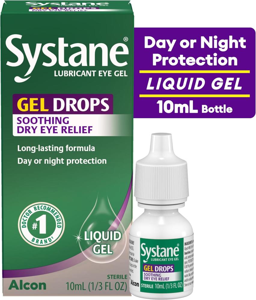 Systane Lubricant Eye Gel Drops, 10-mL (Packaging May Vary)