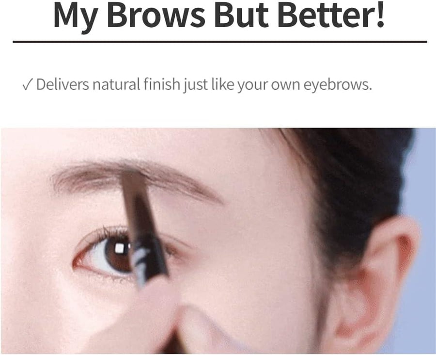 Etude House Drawing Eye Brow 0.3g #5 Grey 21AD | Long Lasting Eyebrow Pencil | Soft Texture Natural Daily Look Eyebrow Makeup | K-beauty