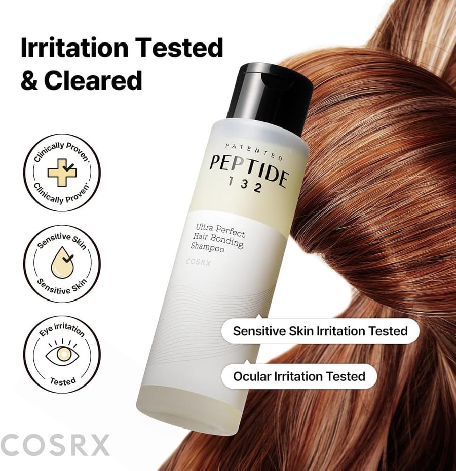 CosRx, Peptide 132, Ultra Perfect Hair Bonding Shampoo, For All Hair Types, 6.76 fl oz (200 ml)