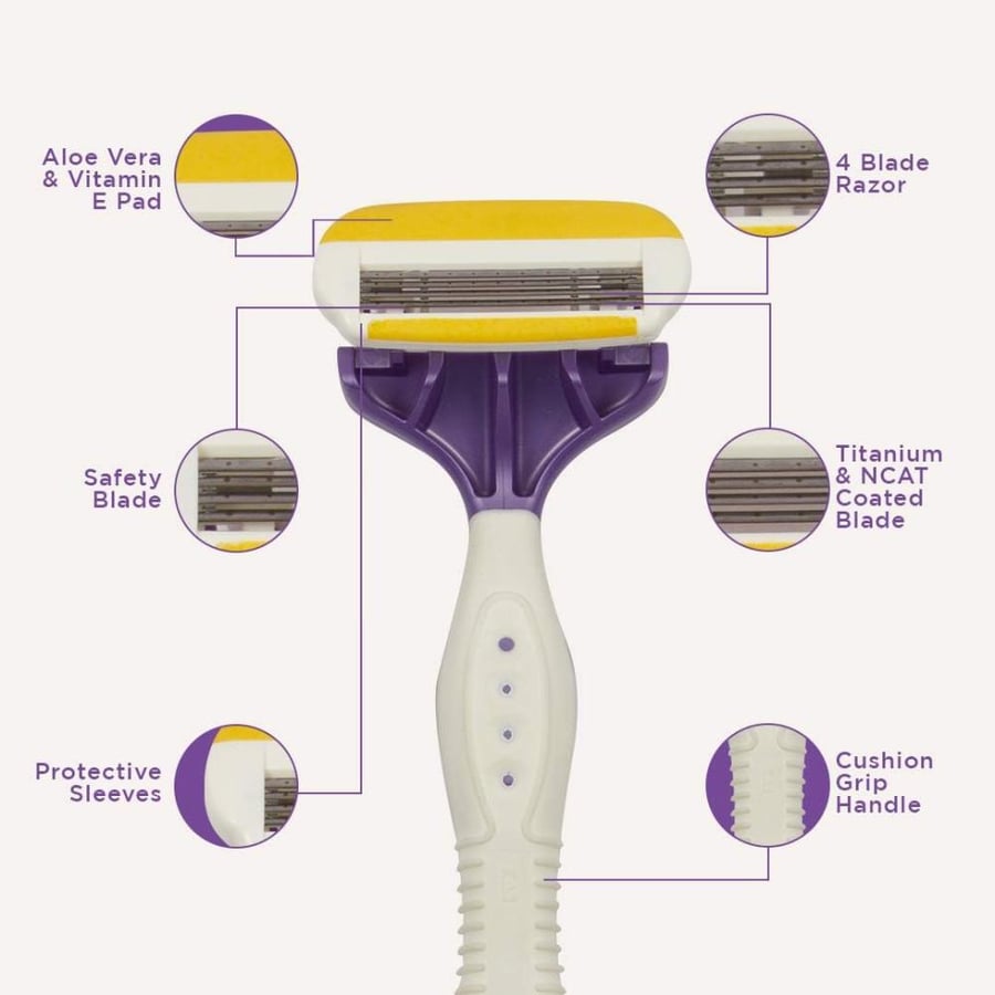 Body Shaving Razor for Women (Pack of 1)