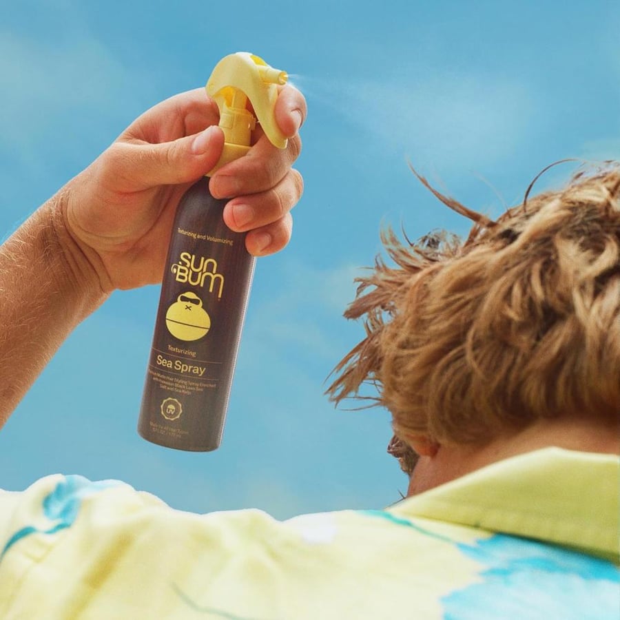 Sun Bum Sea Salt Spray | Texturizing and Volumizing With UV Protection | Matte Finish, Medium Hold | for All Hair Types | 6 FL OZ Bottle