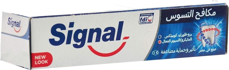SIGNAL Fluoride Toothpaste, for fresh breath, Cavity Fighter, for 10x stronger teeth, 25 ml
