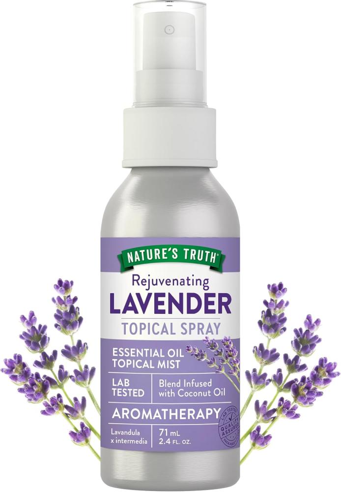 Rejuvenating Essential Oil Mist - Lavender by Natures Truth for Unisex - 2.4 oz Spray