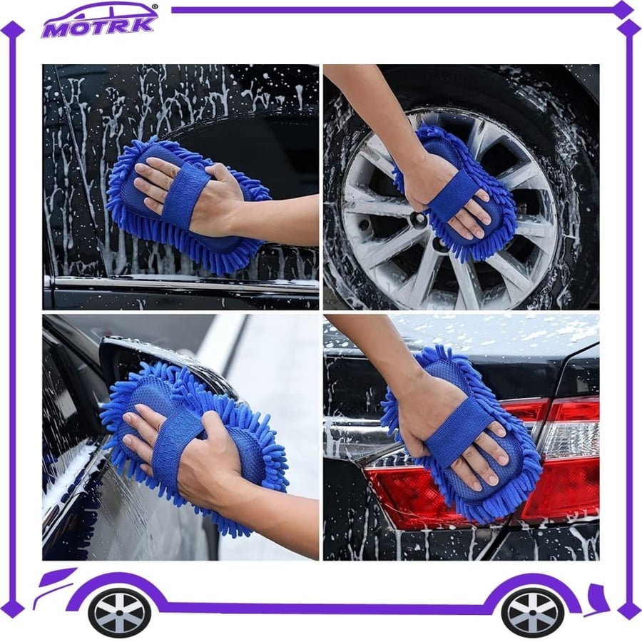 Car Wash Kit Microfiber Cleaning Cloth