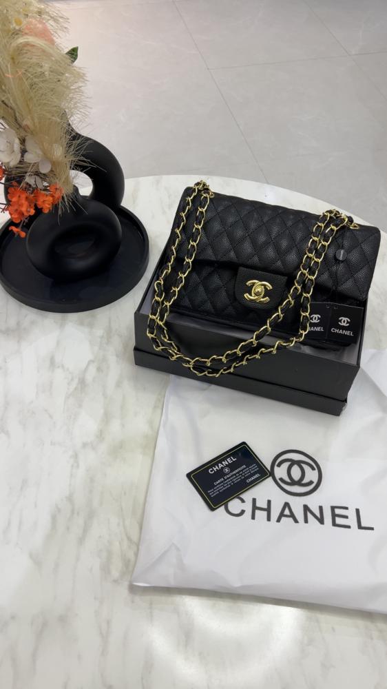 شنطة شانيل _ ذهبي