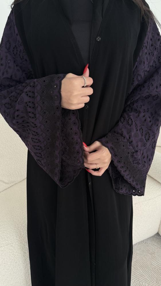 موف على قماش كريب سراميك