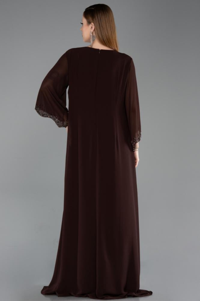 فستان سهرة مكشكش أنيق