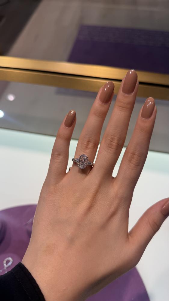 Celestia Oval Halo Ring Zircon