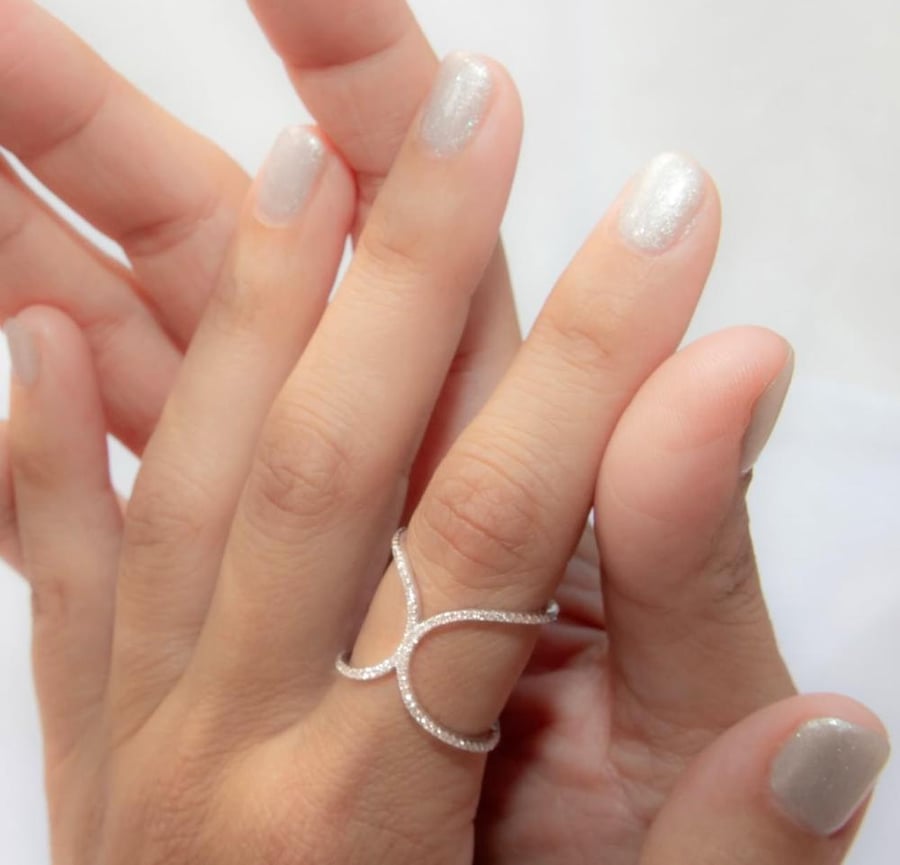 Open Swirl Design Ring