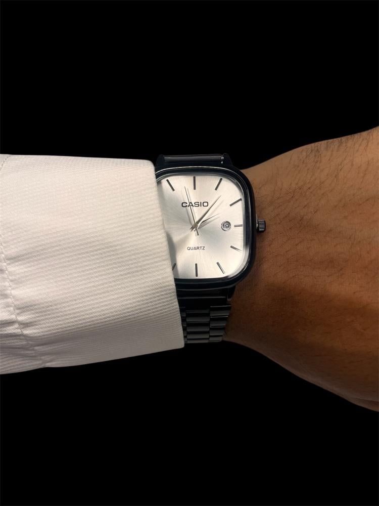 ساعة كاسيو LTP black(silver)