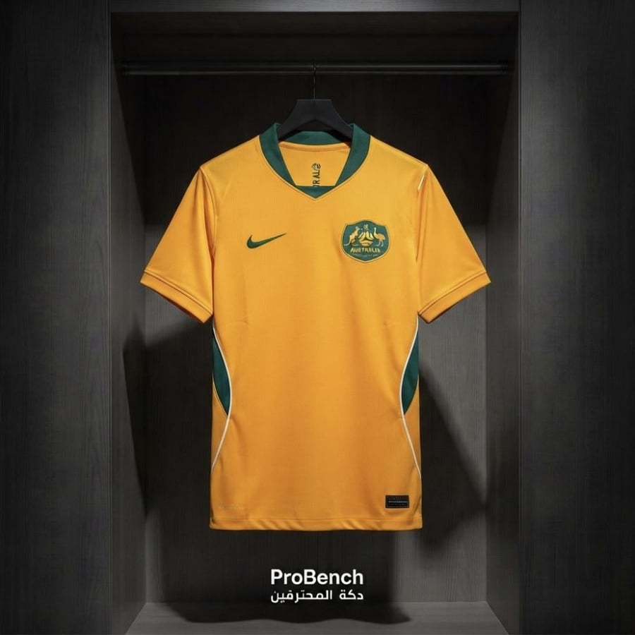 تيشيرت منتخب أستراليا الطقم الأول فئة الجماهير (كأس العالم 2026) | Australia