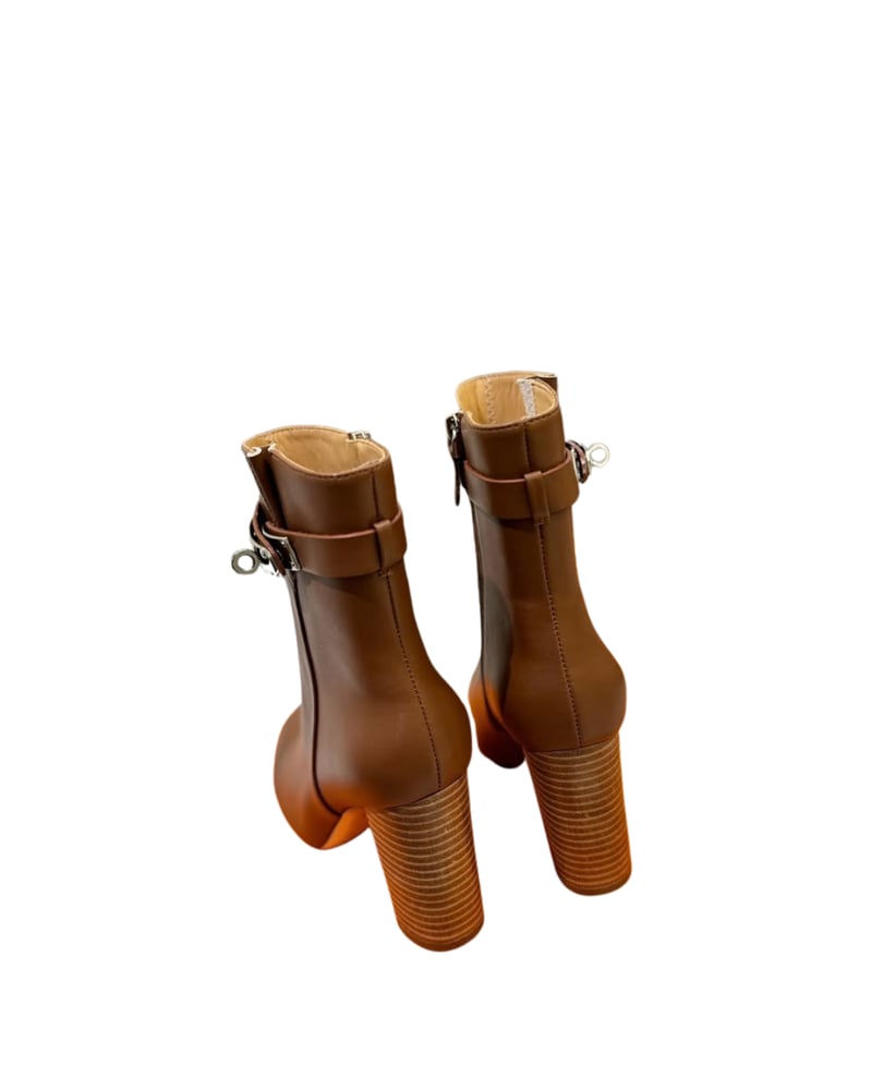 بوت هيرمز نسائي بكعب | Hermès Ankle Boots