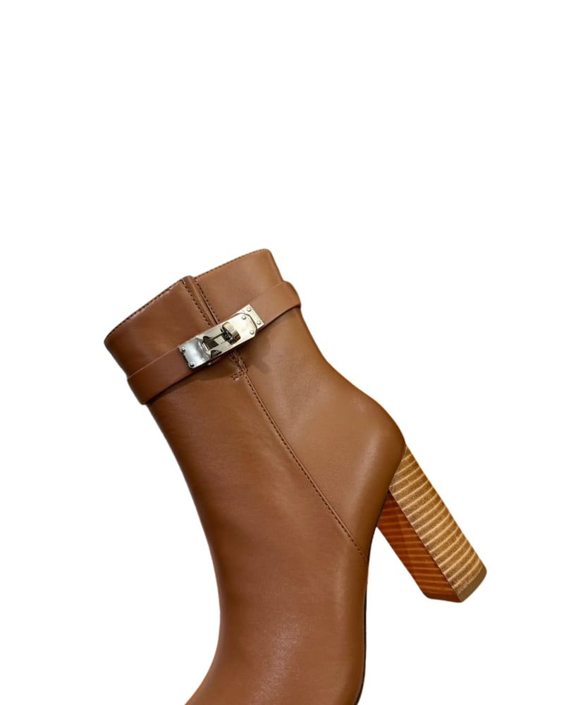 بوت هيرمز نسائي بكعب | Hermès Ankle Boots