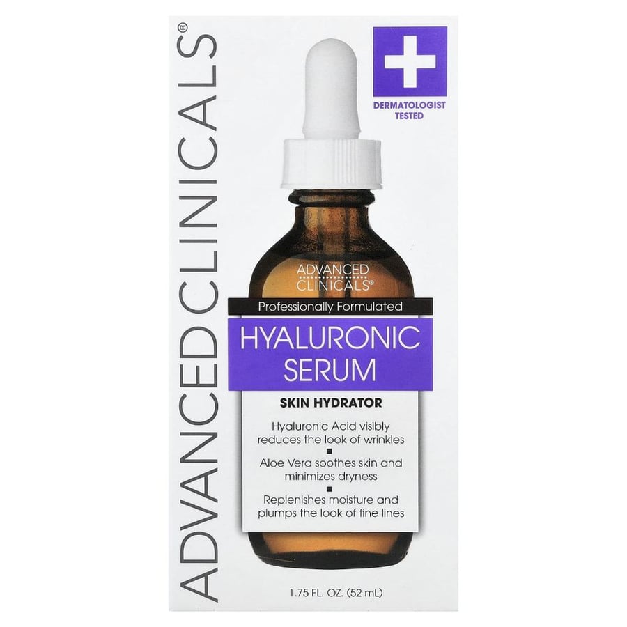 Advanced Clinicals Hyaluronic Acid Serum for Skin 52 ml