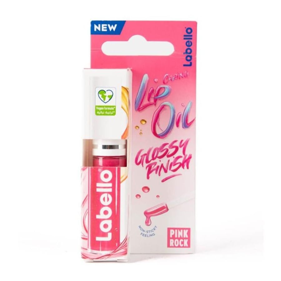 Labello lip care oil and pink rock moisturizer