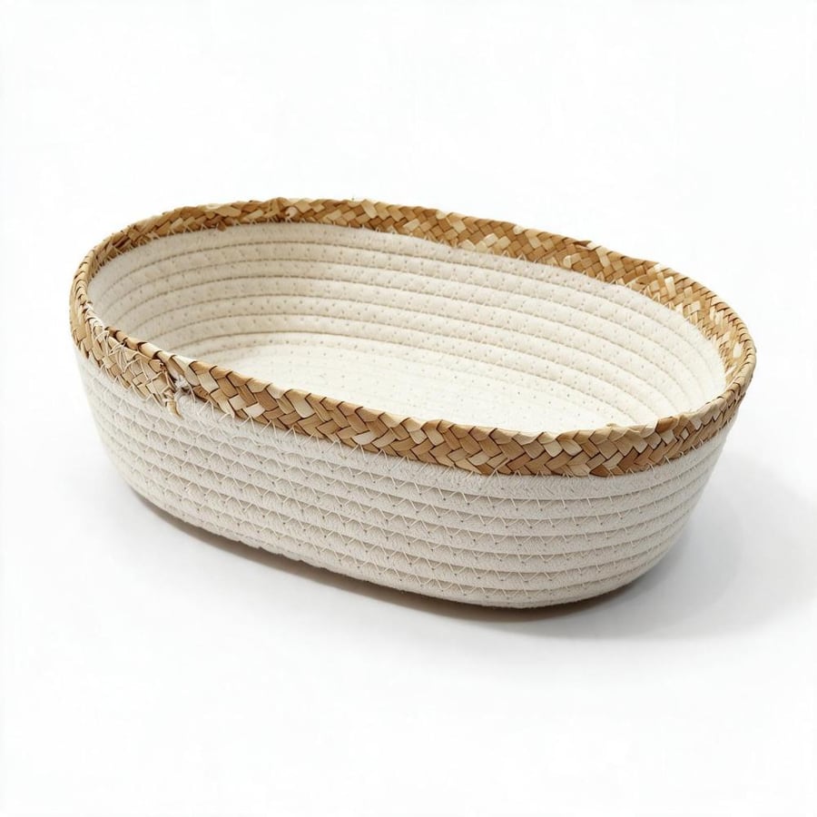 سلة خوص بيضاوى عميق 29*20*9 سم