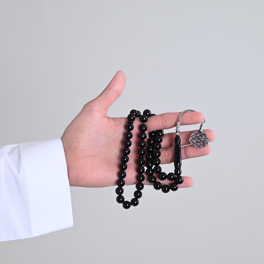 مسبحة بكلايت اسود