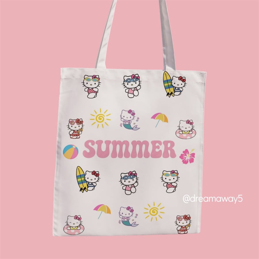 Hello kitty tote bag