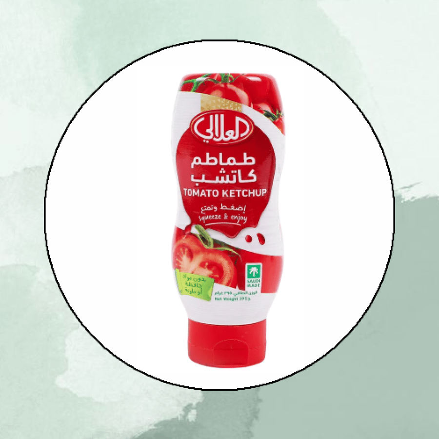 كاتشب طماطم العلالي ضغاط 395 جم