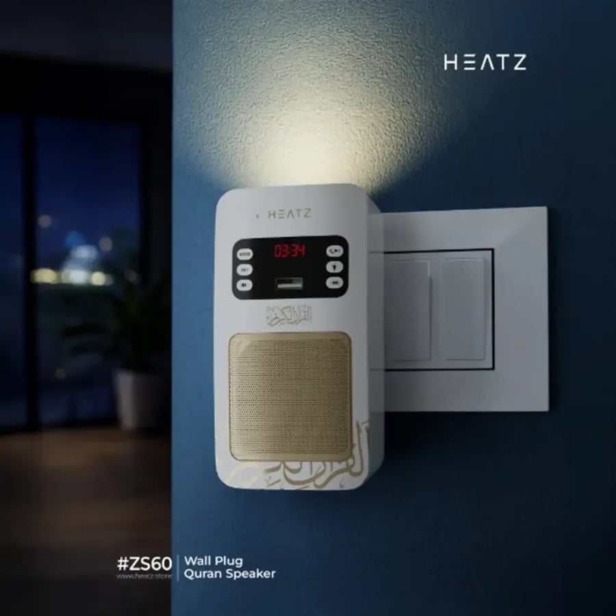 سماعة مع ساعة  HEATZ ;ZS60