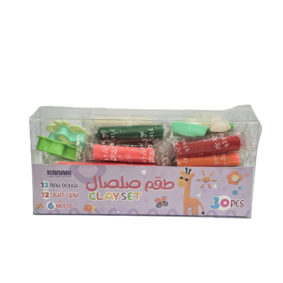 طقم صلصال مع قوالب