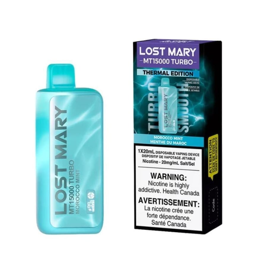 سحبة لوست ماري 15000 سحبة نعناع Lost Mary VAPE 15000 PUFFS TURBO MOROCCO MINT