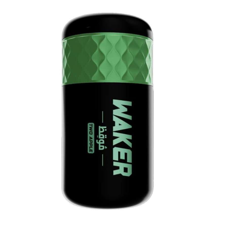 بودات شيشة وايكر 5000 سحبة تفاحتين WAKER SHISHA PODS 5000PUFFS TWO APP