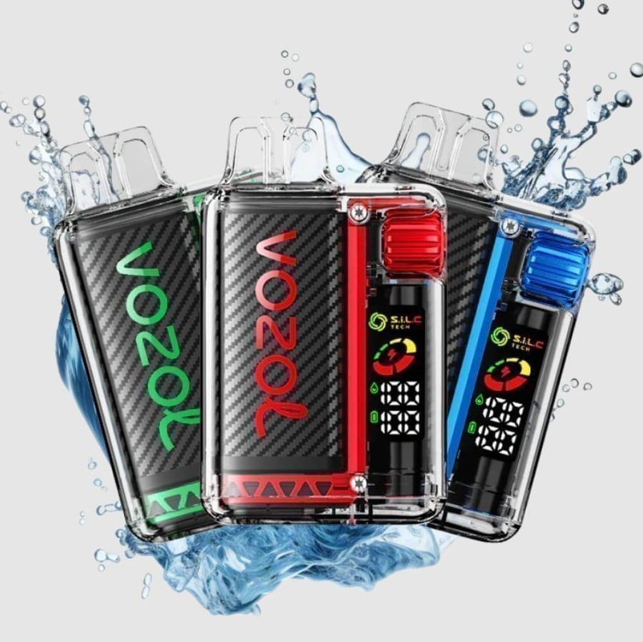 سحبة فوزول 20000 سحبة مكس رازبيري بطيخ VOZOL Bar 20000 Puffs Disposabl