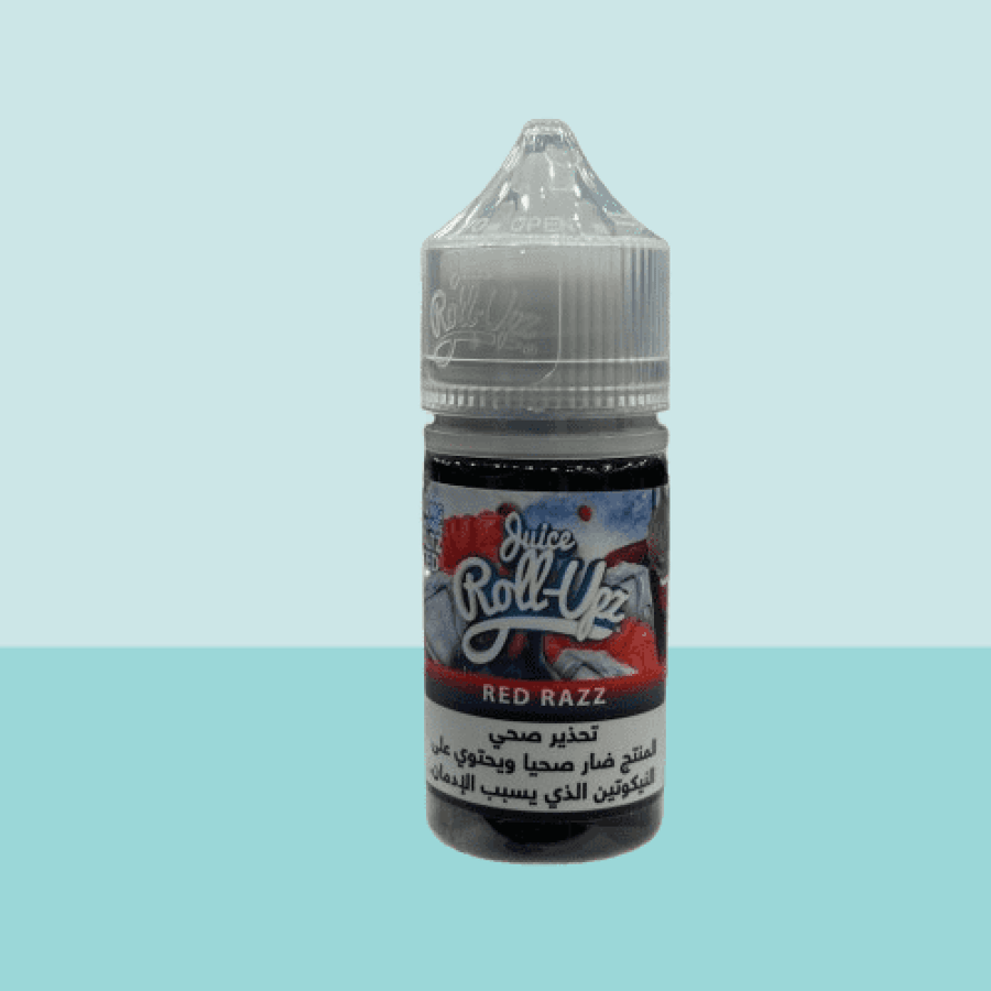 نكهة رول ابز بطعم التوت الاحمر ايس سولت 30 مل Roll upz RED RAZZ ICE SA