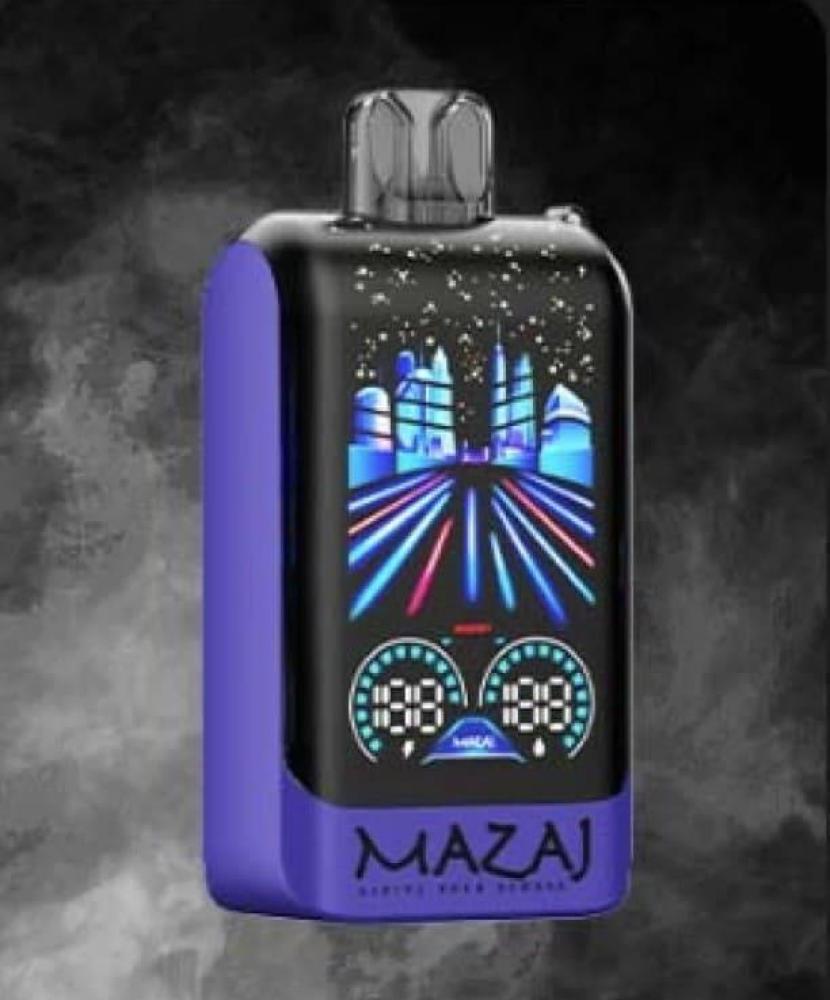 سحبة مزاج كيرف 24000 موشةتفاحتين فروتي MAZAJ CURVE 24000 PUFFS DOUBLE